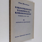 Eino Miettinen : Saksankielen ylioppilaskirjoitukset vuos... - pikkukuva 1