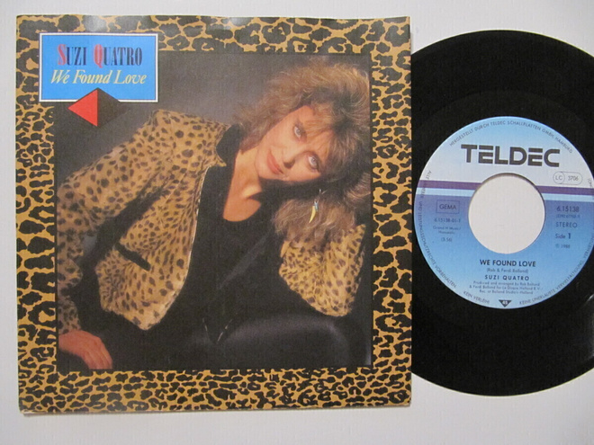 Suzi Quatro We Found Love 7" sinkku