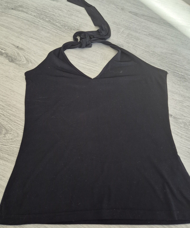 Musta Vero Moda Halterneck-toppi / Toppi - koko M