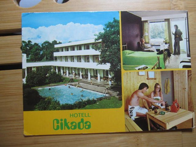 Åland, hotelli Cikada postikortti 1975