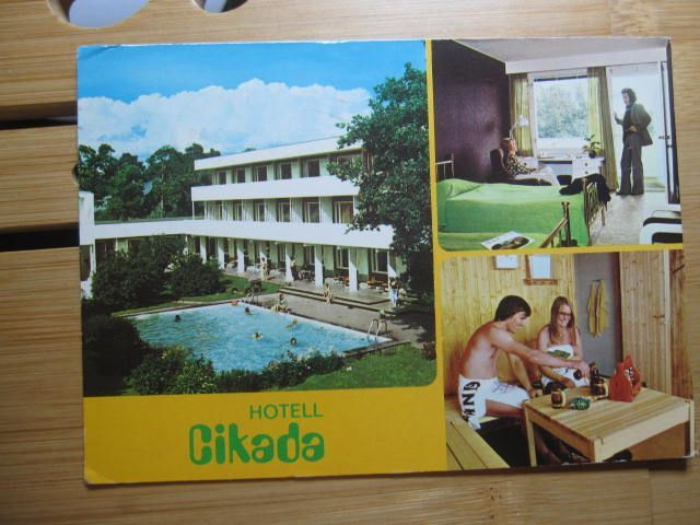 Åland, hotelli Cikada postikortti 1975