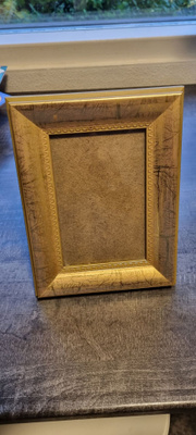 Valokuvakehys,vanha,mitat 20 x 15 cm.