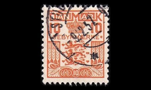 Tanska VM_18 o Gebyr 10 öre (1934)
