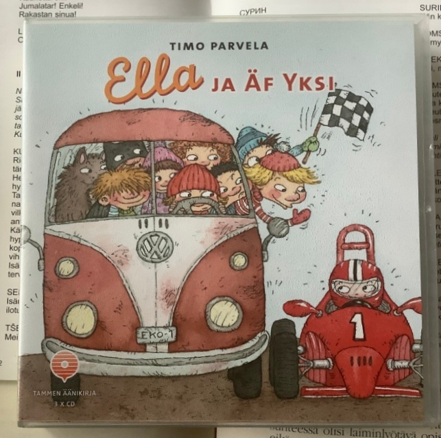 Timo Parvela - Ella ja Äf Yksi (äänikirja, CD)