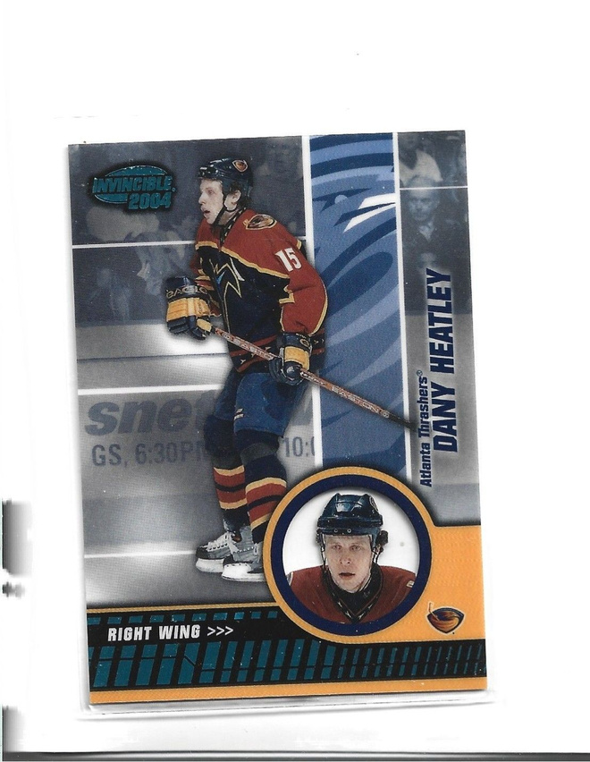 DANY HEATLEY - ICE BLUE - 2004 INVINCIBLE # 4  num 168/350
