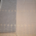 Kaunis luonnonvaalea verho 220x150cm - pikkukuva 1