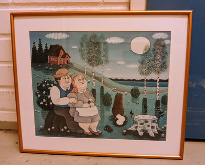 Anita Backlund "Kun ei ole muuta niin katsellaan kuuta"