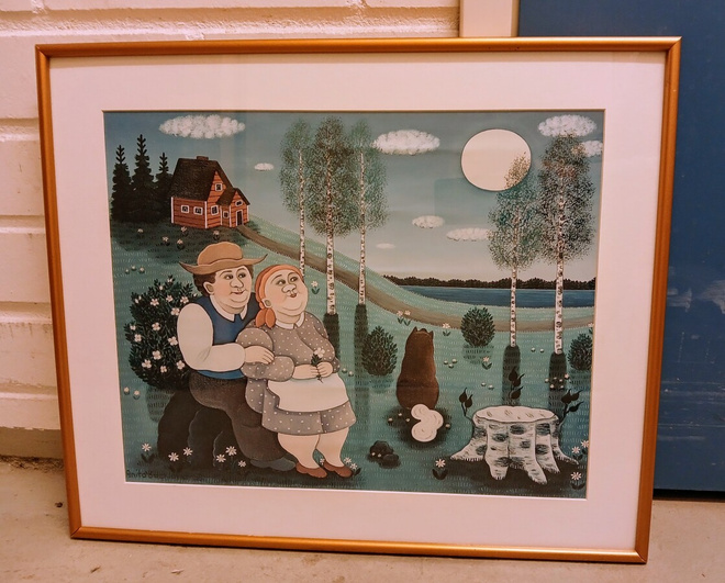 Anita Backlund "Kun ei ole muuta niin katsellaan kuuta"