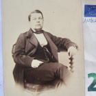 VANHA CDV Valokuva Professori Rehtori Adolf Arppe 1860-l - pikkukuva 1