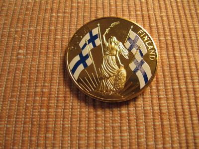 Suomi-Finland 100 vuotta 1918-2018 mitali.