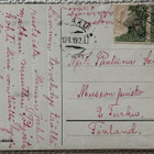 Kaunis nuori lady istuu penkillä, kulk 1902 - pikkukuva 2