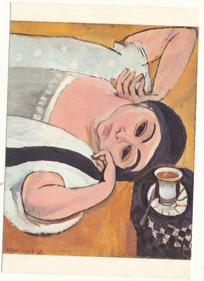 Henri MATISSE - nainen ja kahvikuppi