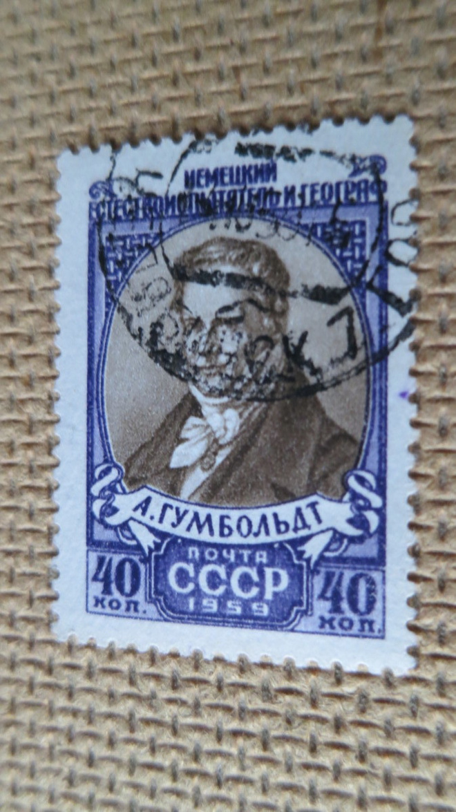 CCCP 1959: Alexander Humboldt 100 v. kuolemasta