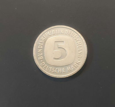 5 Mark 1995 J Saksa – Key date, lyöntimäärä 20 000 kpl - UNC