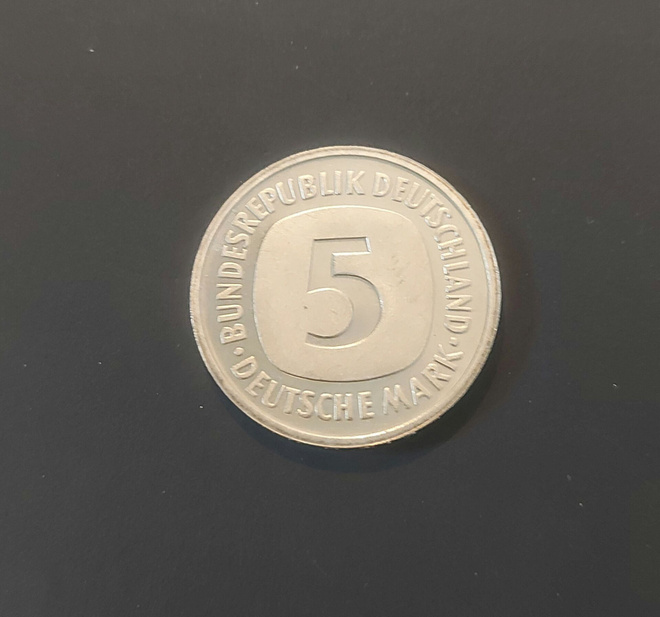 5 Mark 1995 J Saksa – Key date, lyöntimäärä 20 000 kpl - UNC