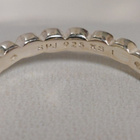 Spinning jewelry. 925 hopeinen Prinssi sormus. Koko 16 - pikkukuva 5