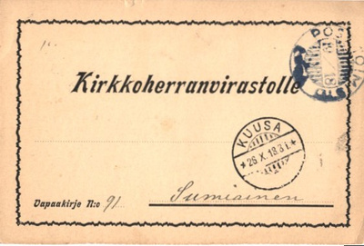 KONGINKANGAS POSTIN VARALEIMA
