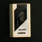 Sharp JC-128(P) kasettisoitin Vintage Retro TOIMII - pikkukuva 1
