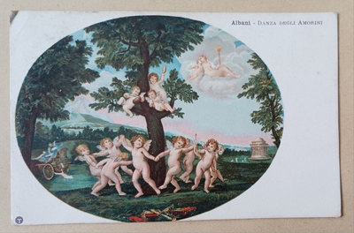 F. Albani: Amoriinit tanssivat p. 1914 Firenzestä Englantiin