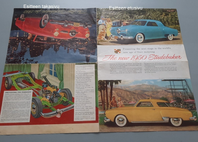 autoesite the new 1950 Studebakker upeat kuvat