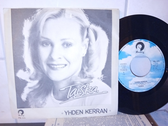 7" single Taiska  : Yhden kerran  ( SIS POSTIKULU )