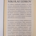 N. S. Leskov : Valitut kertomukset - pikkukuva 3