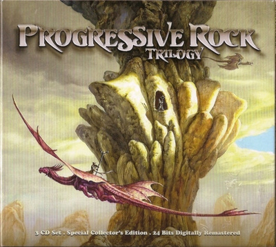 Progressive Rock Trilogy (3CD) EX+!! Yes Hawkwind Asia Can