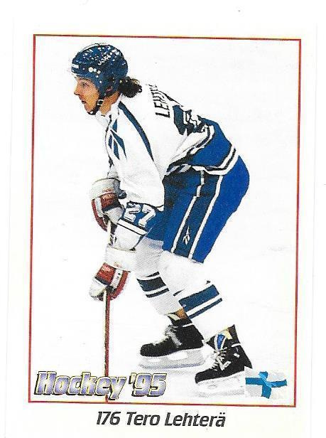 1995 Hockey VM #176 Tero Lehterä Suomi Jokerit