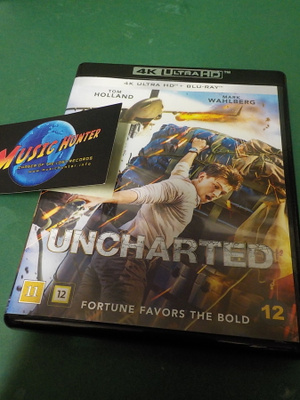 UNCHARTED UUSI 4K ULTRA HD + BLU-RAY (W)