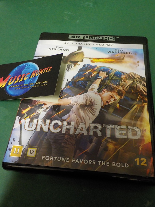 UNCHARTED UUSI 4K ULTRA HD + BLU-RAY (W)