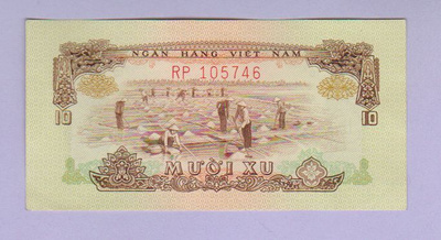 Etelä-Vietnam 10 Xu (Southern Liberation) v.1975 P-37