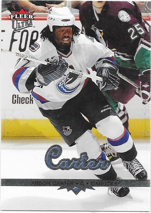 2006-07 Ultra #195 Anson Carter Vancouver Canucks