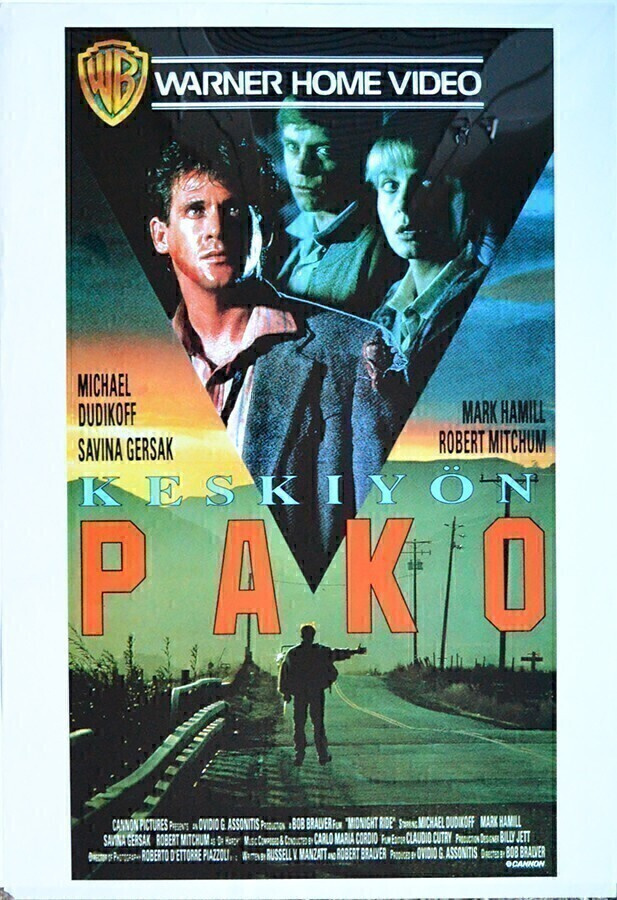 Elokuvajuliste: Keskiyön pako (kalvo)
