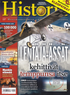Tieteen Kuvalehti HISTORIA 17/2014 Ensimmäiset Lentäjä-ässät