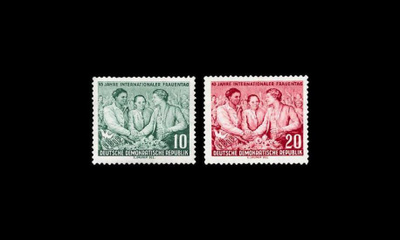DDR 450-1 ** Kansainvälinen naistenpäivä (1955)