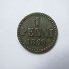 1 penni 1869 - pikkukuva 1