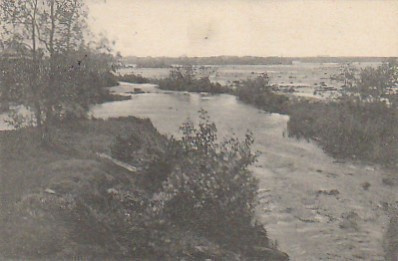 Postikortti, OULU,  v 1907, Hupisaarilta