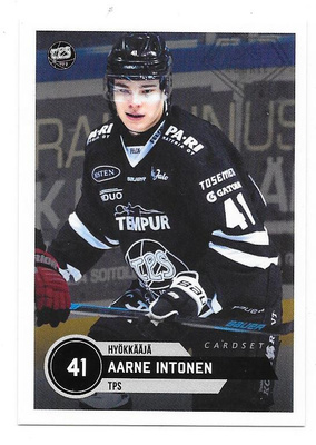 2020-21 CardSet Rookies #164 Aarne Intonen TPS