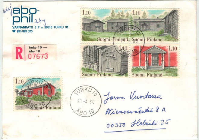 1979 talonpoikaisrakennuksia R-kirje