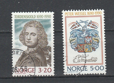 NORJA,  1990 Fa 1089-90, Peter Wessel Tordenskiold