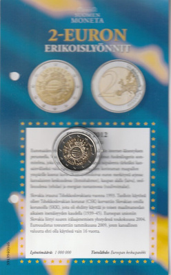SLOVAKIA 2€ 2012 EURO 10v.. X-0043