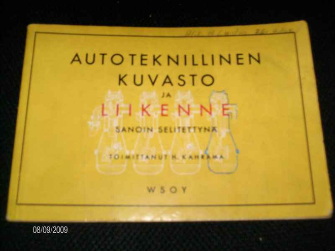 Kahrama: Autoteknillinen kuvasto (5 p. 1955)