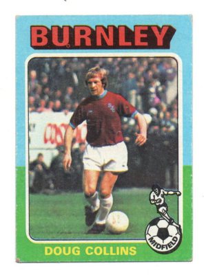 Purkkakuva Jalkapallo n:o 49 DOUG COLLINS. BURNLEY