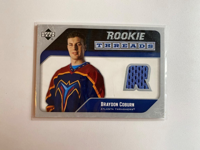 2005-06 Upper Deck Rookie Threads #RTBC Braydon Coburn