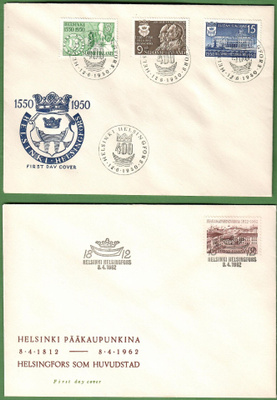 FDC 2kpl. 1950 ja 1962 (115)