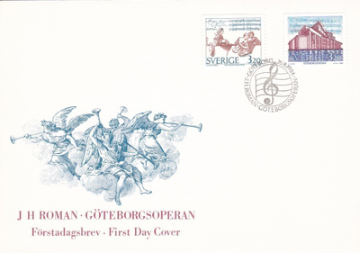 RUOTSI 1994 - Fa 1857/58 FDC KUORI