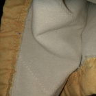 Keltainen tikkipäiväpeitto n. 265x155cm2 päälinen - pikkukuva 2
