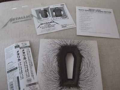 Metallica Death Magnetic CD Japani erikoispainos obi