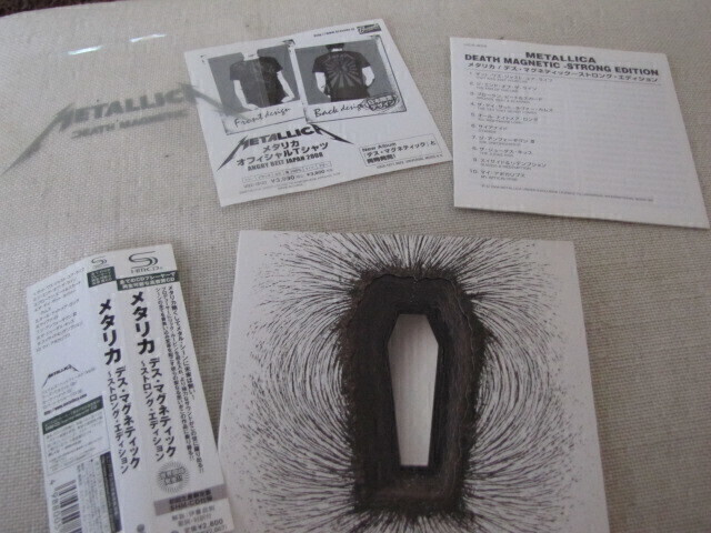 Metallica Death Magnetic CD Japani erikoispainos obi