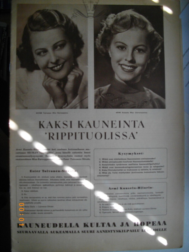 Seura lehti Nro 4/1955 (21.5)
